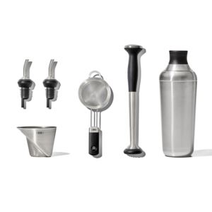 SteeL+6pc+Barware+Set