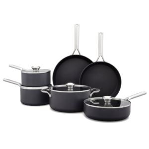 Ceramic+Professional+Nonstick+10pc+Cookware+Set
