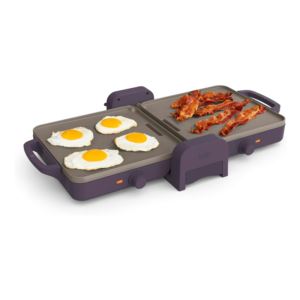 FoldnStore+Dual+Temp+Ceramic+Griddle+Plum