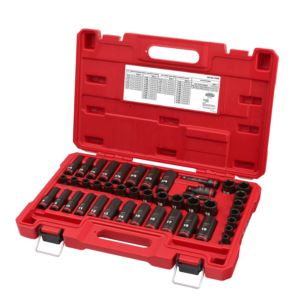 43pc+SHOCKWAVE+Impact+Duty+3%2F8%22+Drive+SAE+%26+Metric+Deep+6+Point+Socket+Set