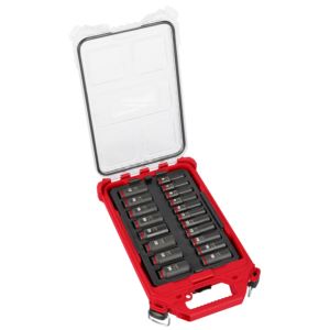SHOCKWAVE+Impact+Duty+Socket+3%2F8%22+Drive+19pc+MM+PACKOUT+Set
