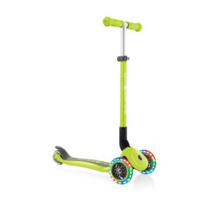 PRIMO+Foldable+Youth+Scooter+w%2F+Lights+Lime+Green