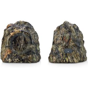 Bluetooth+Outdoor+Wireless+Waterproof+Garden+Pool+Rock+Speakers+Camo+Pair