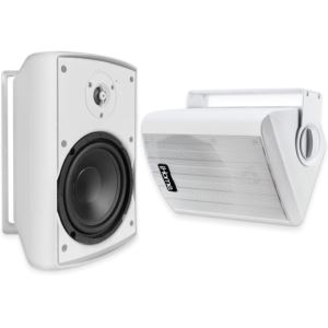 5.25+Inch+Bluetooth+Outdoor+150W+Watt+Waterproof+Wall+Mounted+Speaker+Pair