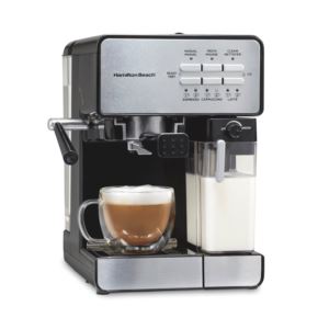 Slide+Lock+Espresso+Maker+w+Milk+Reservoir
