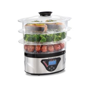 3-Tier+Digital+Food+Steamer%2FRice+Cooker