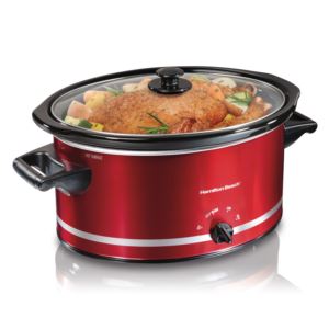 qt+Oval+Slow+Cooker+Red