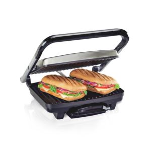 Panini+Press+Indoor+Grill+Stainless+Steel