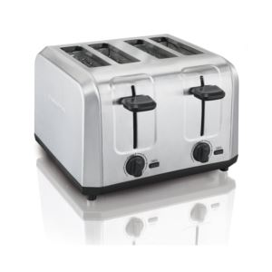 Brushed+Stainless+Steel+Slice+Toaster+w+Extra+Wide+Slots