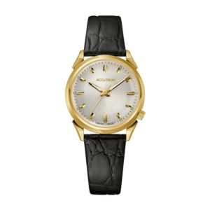 Unisex+Legacy+Automatic+412+Black+Leather+Strap+Watch+Silver+Dial