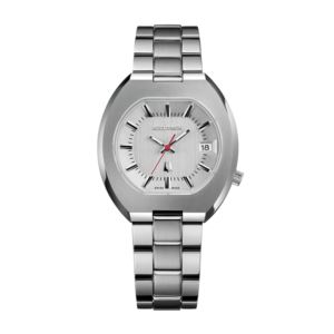 Unisex+Legacy+Automatic+Silver-Tone+Stainless+Steel+Watch+Silver+Dial