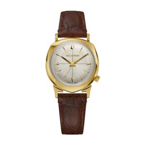 Unisex+Legacy+Automatic+505+Case+Brown+Leather+Strap+Silver+Dial