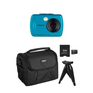 16MP+Waterproof+Digital+Camera+Kit+Teal