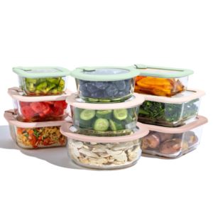 18pc+Signature+Glass+Food+Storage+Set+Desert+Sage
