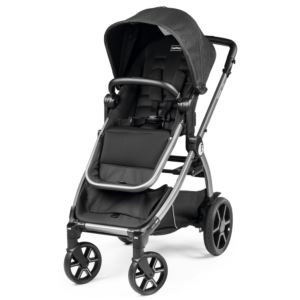 YPSI+Single+to+Double+Stroller+w%2F+Reversible+Seat+True+Black