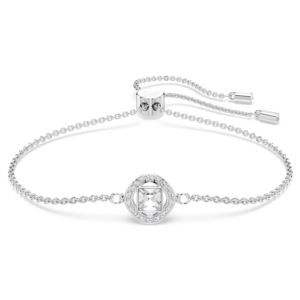 Swarovski+Una+Angelic+Bracelet+Round+Cut%2C+White%2C+Rhodium+Plated
