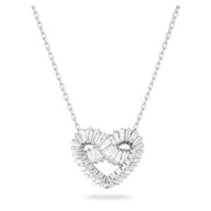 Swarovski+Matrix+Heart+Pendant+-+White