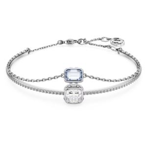 Swarovski+Stilla+Bangle+-+Mixed+Cuts+-+Blue