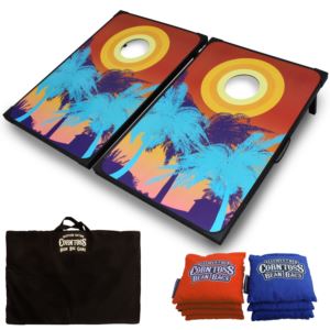 Beach+Themed+Edition+Wood+Corntoss+Game+w%2F+Carry+Bag
