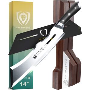 Gladiator+Series+14%22+Annihilator+Meat+Cleaver+-+German+Steel+-+Gladiator+Series+-+With+Stand