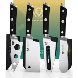 Dalstrong+4-Piece+Complete+Cheese+Knife+Set+-+German+Steel+-+Gladiator+Series+-+NSF+Certified