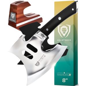 Dalstrong+Heavy+Duty+Meat+Axe+-+8%22+Blade+-+German+Steel+with+Included+Display+Stand