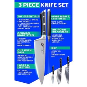 Dalstrong+3+Piece+Set+-+Gladiator+Series+Elite+-+Chef+Knife+8+inch+-+Santoku+7+inch+-+Paring+3.5%22