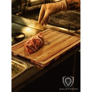 Dalstrong+Teak+Wood+Cutting+Board+-+22%22+x+15%22+Large+Size+-+Tight+Wood+Grain