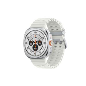 Galaxy+Watch+Ultra+47mm+Titanium+White+w%2F+Orange+Band