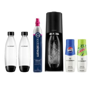 Terra+Sparkling+Water+Maker+Bundle+Black