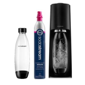 Terra+Sparkling+Water+Maker+Starter+Kit+Black