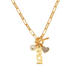 Love+Necklace+in+Gold