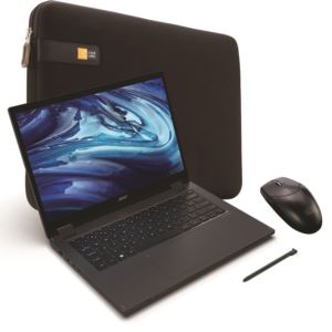 TravelMate+Spin+14%22+Notebook+w%2F+mouse+and+carrying+case
