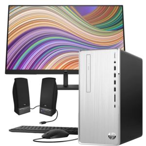 Desktop+PC+AMD+PC+%2B+27%22+FHD+Monitor+and+speakers