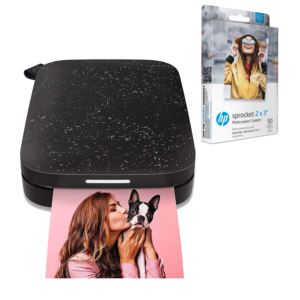 Sprocket+Portable+2x3%22+Instant+Photo+Printer+%28Black+Noir%29%2C+50-Pack+Zink+Paper