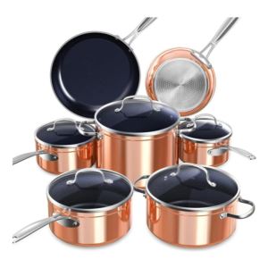 Duralon+Blue+12pc+Nonstick+Ceramic+Cookware+Set+Rustic+Copper