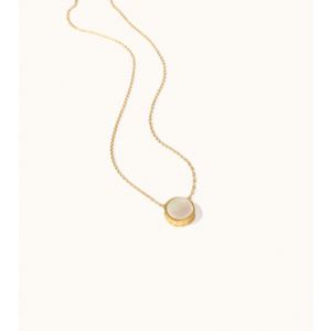 Naia+Petite+Pearlescent+16%22+Necklace