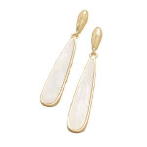 Drip+Earrings+Mother+of+Pearl