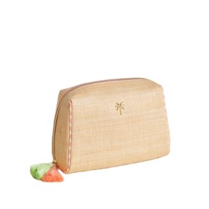 Boho+Large+Cosmetic+Pouch+Palm+Tree