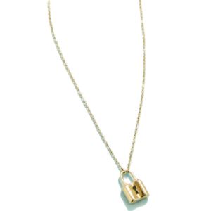 SPLASH+Padlock+Necklace