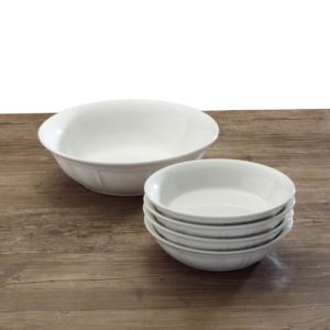 Antique+White+5pc+Pasta+Set