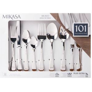 Bravo+101pc+18%2F10+Stainless+Steel+Flatware+Set