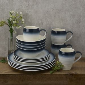 Swirl+Ombre+Blue+16pc+Ironstone+Dinnerware+Set