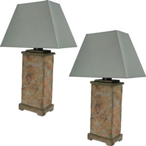 in+IndoorOutdoor+Natural+Slate+Neutral+Table+Lamp+Set+of