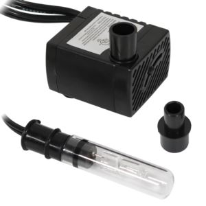 Sunnydaze+Volt+Electric+Water+Fountain+Pump+with+Finger+Light+GPH