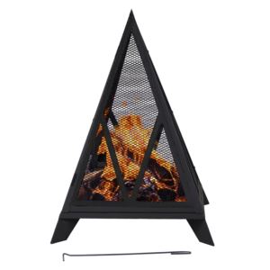 Majestic+Pyramid+Steel+Mesh+Fire+Pit