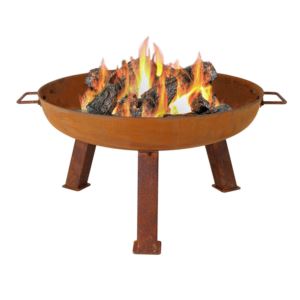Sunnydaze+Small+Rustic+Cast+Iron+Wood+Burning+Fire+Pit+Bowl+Inch
