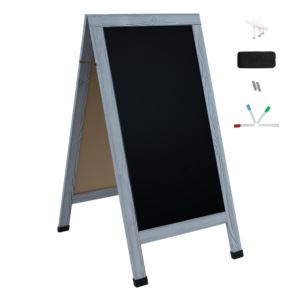DoubleSided%2BMagnetic%2BAFrame%2BChalkboard%2Bwith%2BChalk%2BMarkers