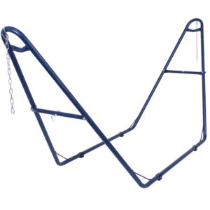 Sunnydaze+Steel+Universal+MultiUse+Hammock+Stand+Blue