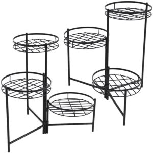 Three+Tiered+Indoor+Outdoor+Plant+Stand+Set+of